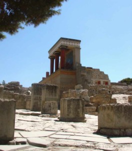 North Entrance & Pillar Hall - The Great Palace of Knossos