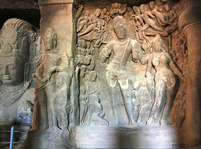 Gangadhara - Elephanta Caves history