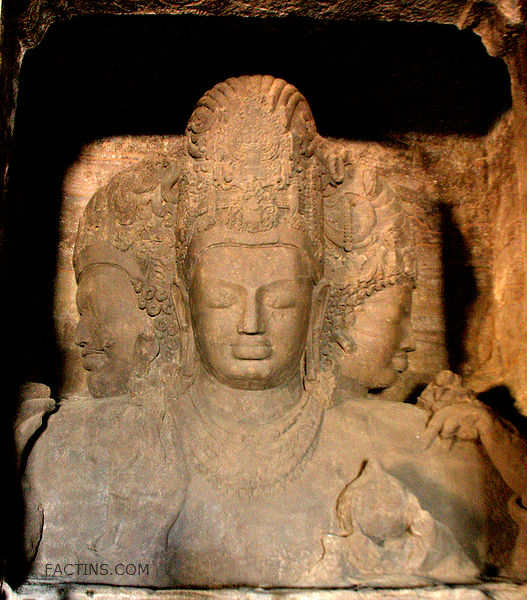 Trimurti - Elephanta Caves history