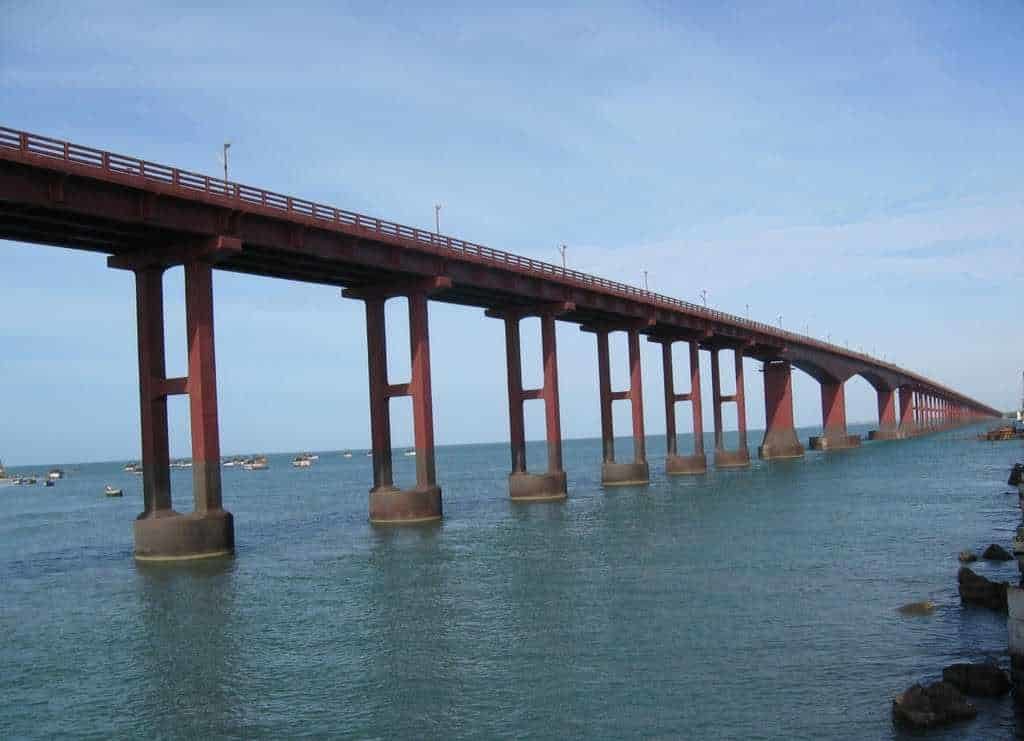 Pamban Bridge - Best Tourist Places in tamilnadu - Factins