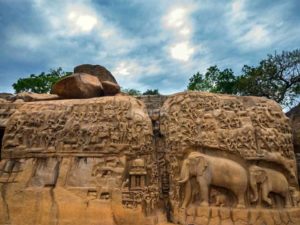 arjuna penance mamallapuram - group of monuments at mahabalipuram - factins