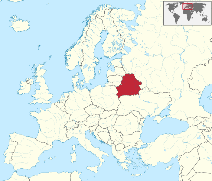 belarus country map europe