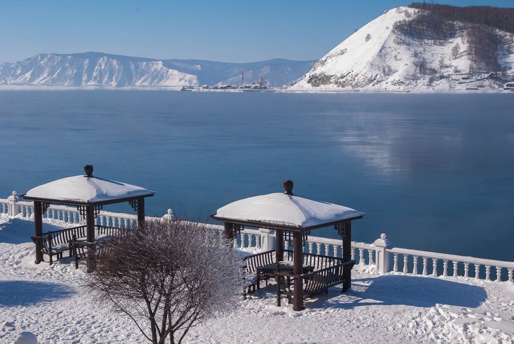 Snow Time Lake Baikal Beauty